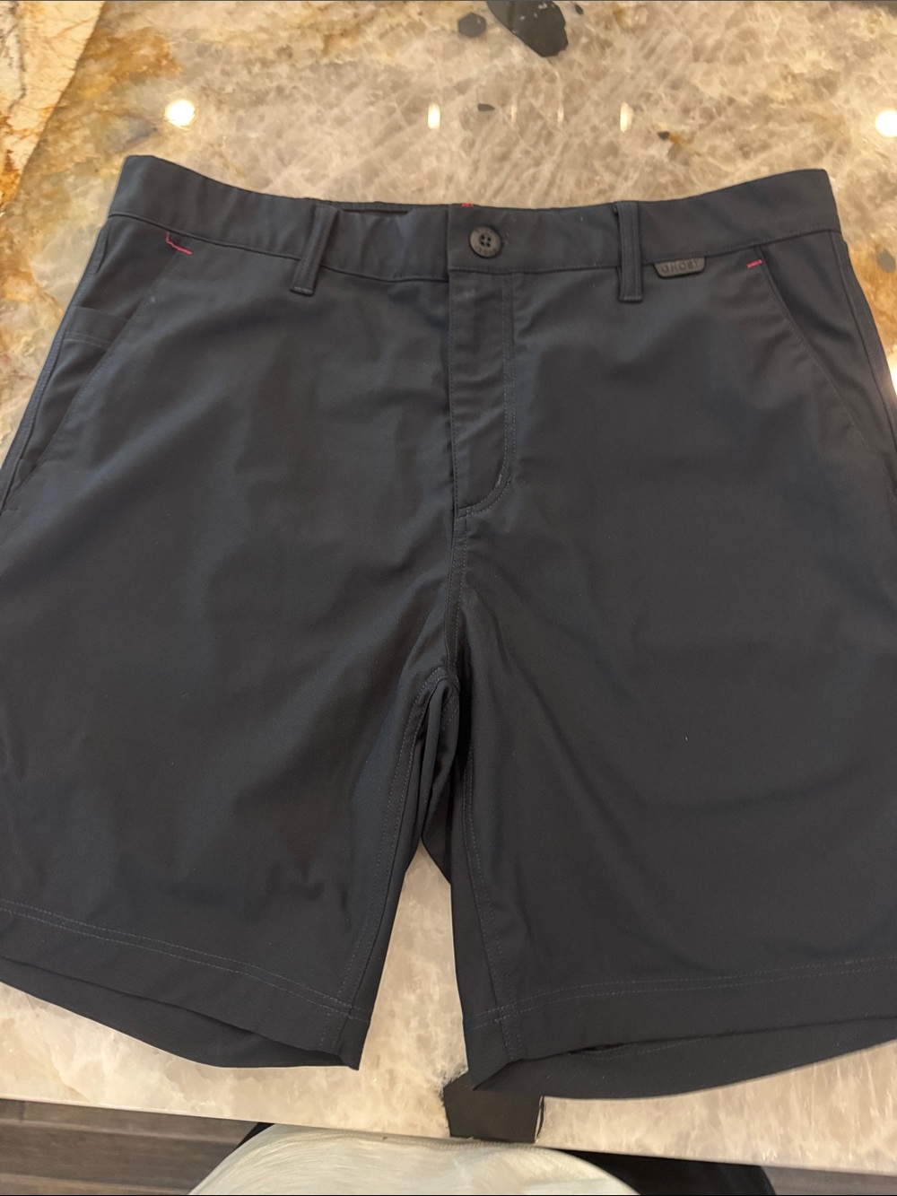 Ghost Golf Men’s Performance Shorts — Black & Gray - Picture 4 of 6